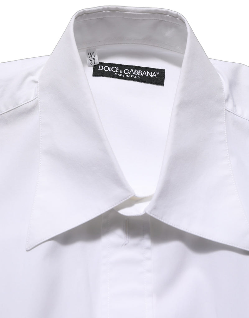 Camisa formal sin mangas Dolce & Gabbana de algodón blanco