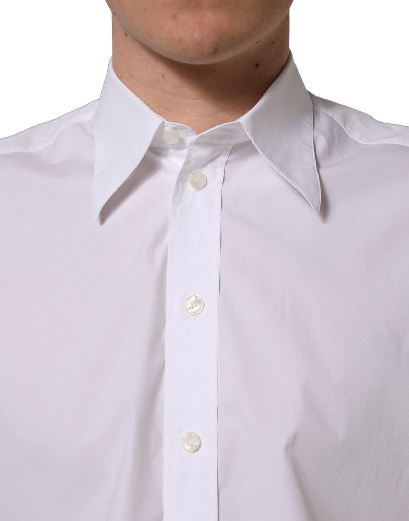 Camisa formal sin mangas Dolce & Gabbana de algodón blanco