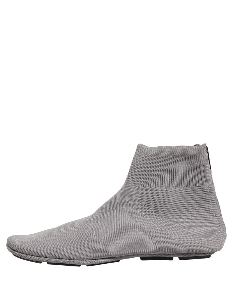 Botines de malla elástica grises para hombre Dolce & Gabbana