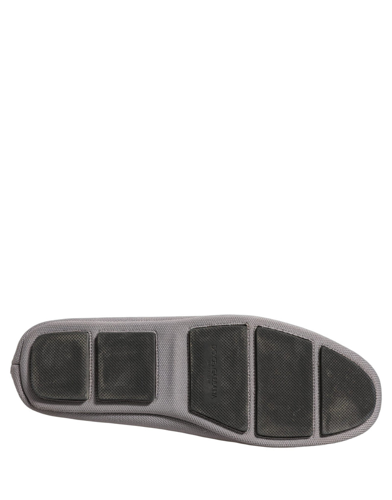 Botines de malla elástica grises para hombre Dolce & Gabbana