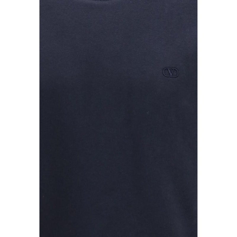 Valentino Garavani Blue Cotton Sweatshirt