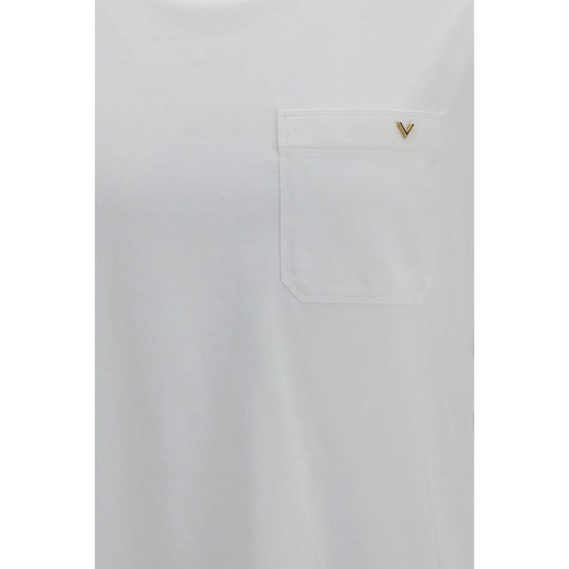 Valentino Garavani White Cotton T-Shirt