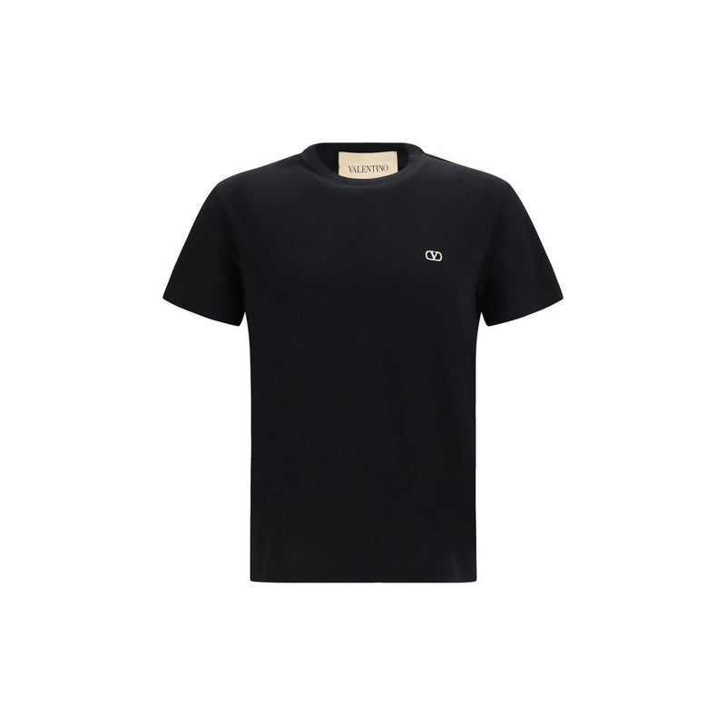 Valentino Garavani Black Cotton T-Shirt