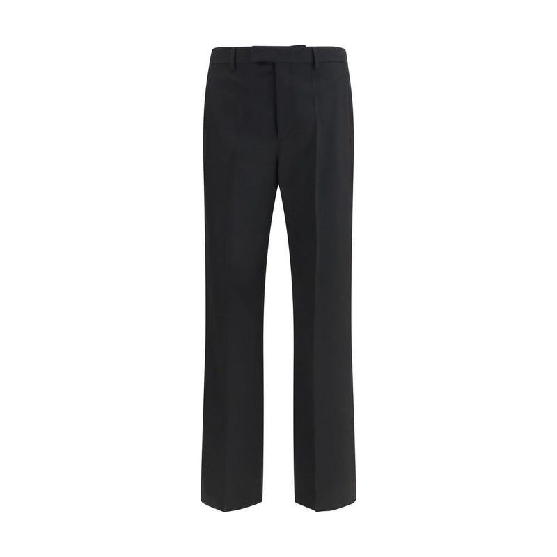 Valentino Garavani Black Wool Oves Aries Dress Pants