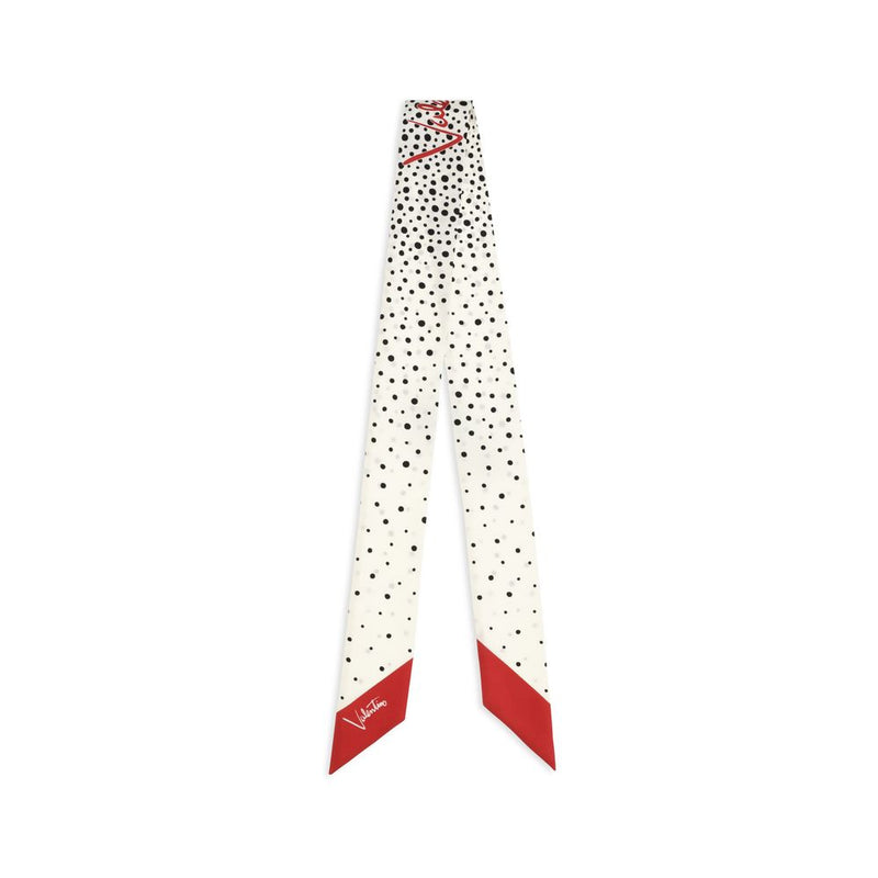 Valentino Garavani Beige Silk Scarf