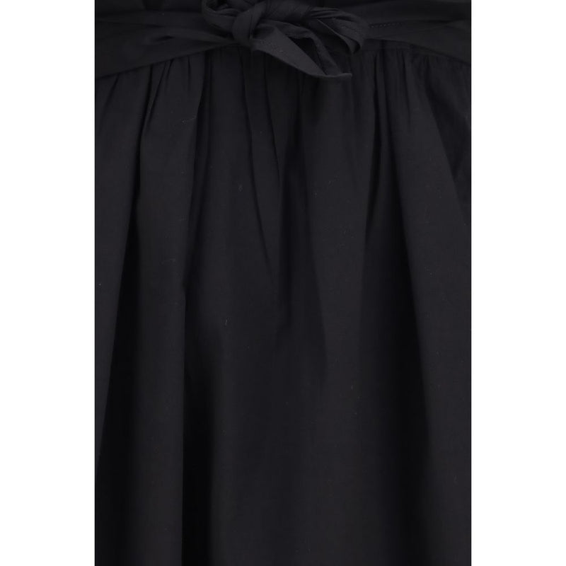 Ganni Black Cotton Casual Dress