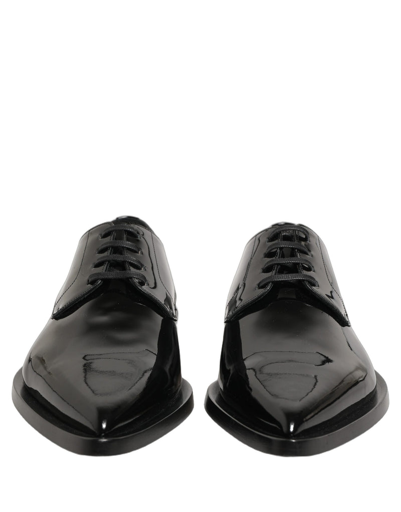 Dolce & Gabbana Scarpe derby eleganti e formali da uomo in pelle nera
