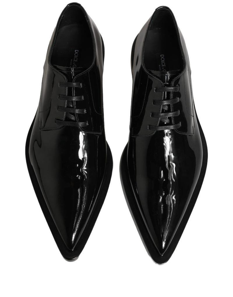 Dolce & Gabbana Scarpe derby eleganti e formali da uomo in pelle nera