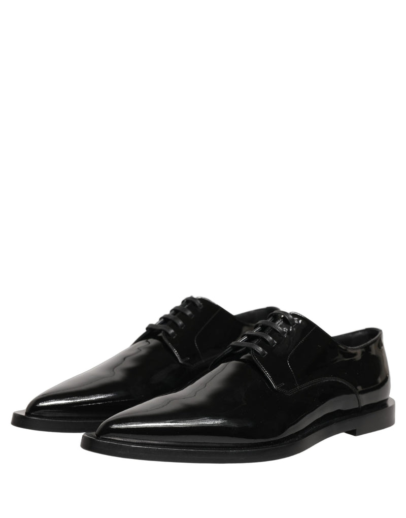 Dolce & Gabbana Scarpe derby eleganti e formali da uomo in pelle nera