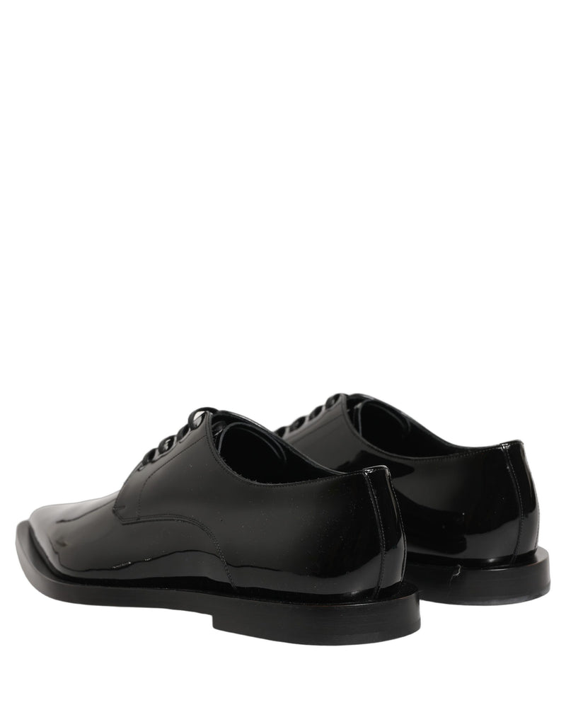 Dolce & Gabbana Scarpe derby eleganti e formali da uomo in pelle nera
