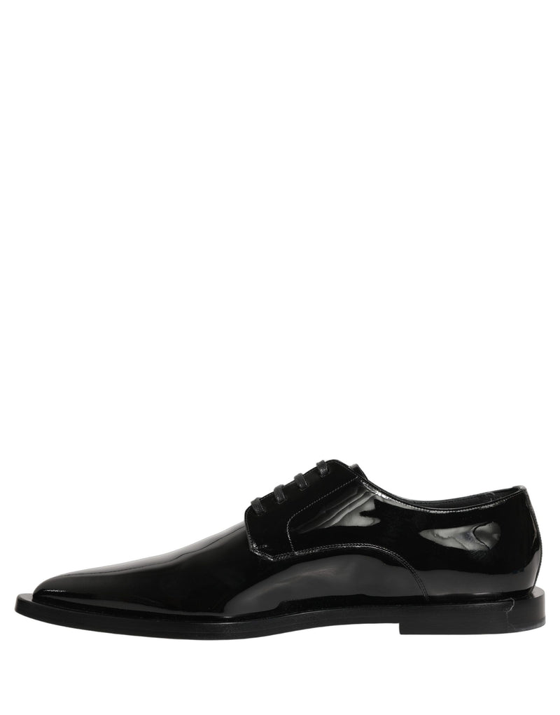 Dolce & Gabbana Scarpe derby eleganti e formali da uomo in pelle nera