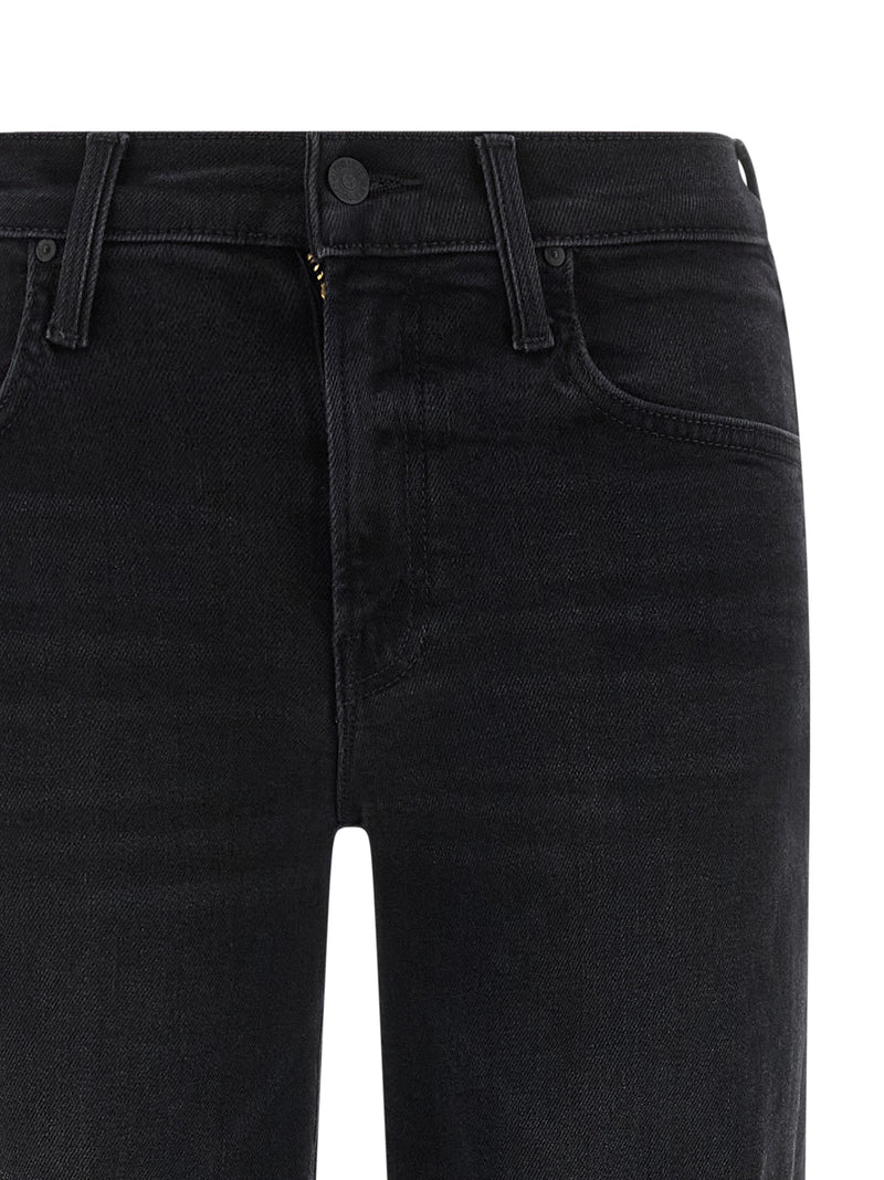 Mother Mother The Mid Rise Rambler Zip Flood Jeans