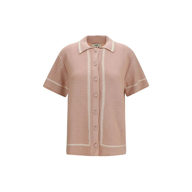 Fendi Multicolor Cotton Shortsleeve Shirt