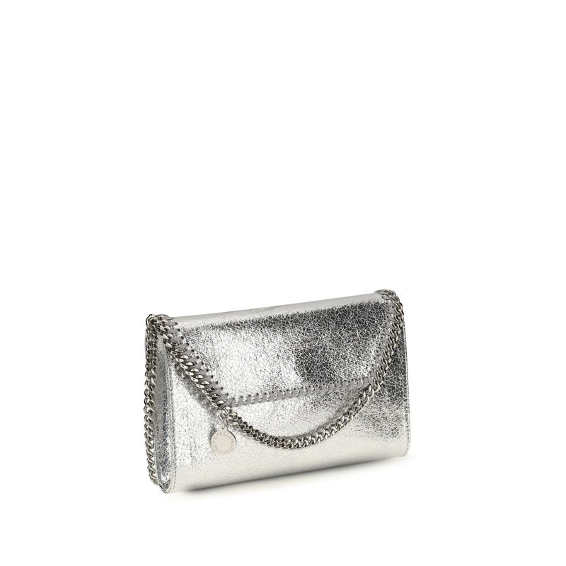 Stella McCartney Silver Polyester Shoulder Bag
