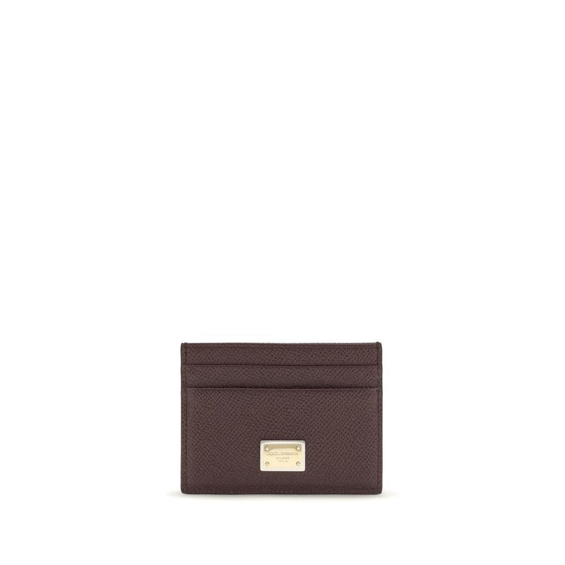 Dolce & Gabbana Brown Calf Leather Bos Taurus Wallet