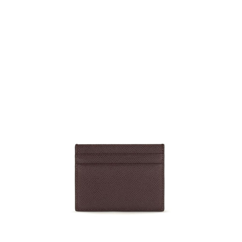 Dolce & Gabbana Brown Calf Leather Bos Taurus Wallet