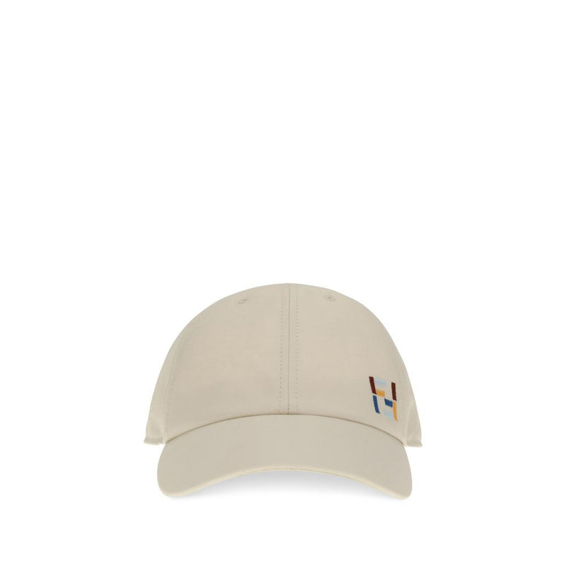 Fendi White Cotton Cap (Baseball Hat)