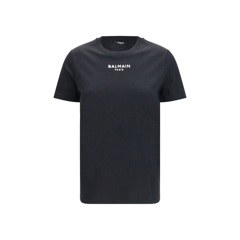 Balmain Black Cotton T-Shirt