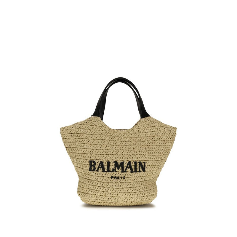Balmain Beige Viscose Shoulder Bag