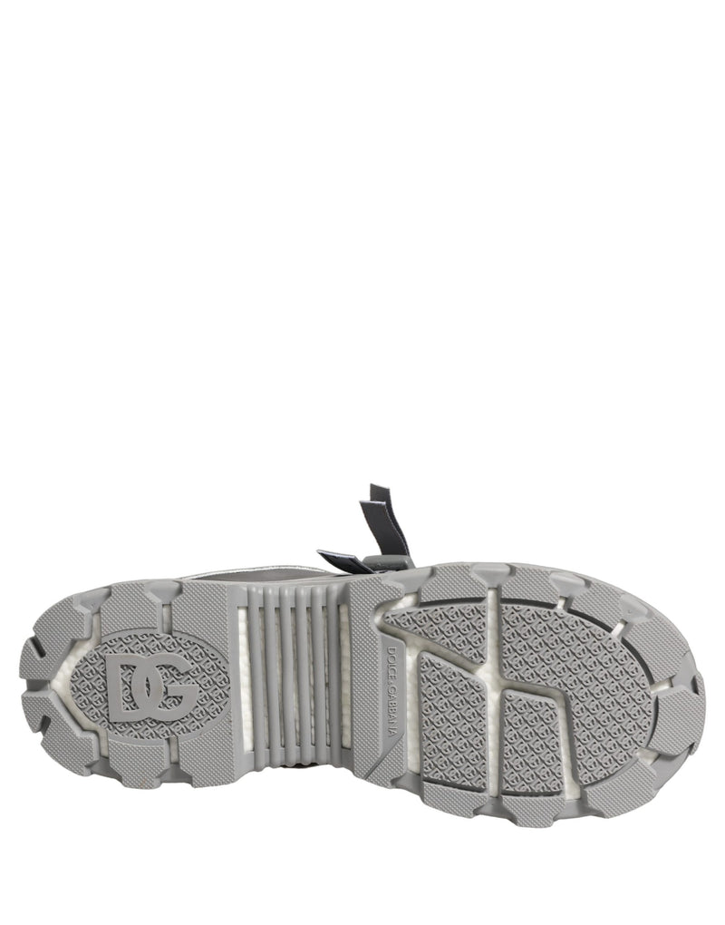 Dolce & Gabbana Sneakers basse da uomo grigie Airmaster con pannelli