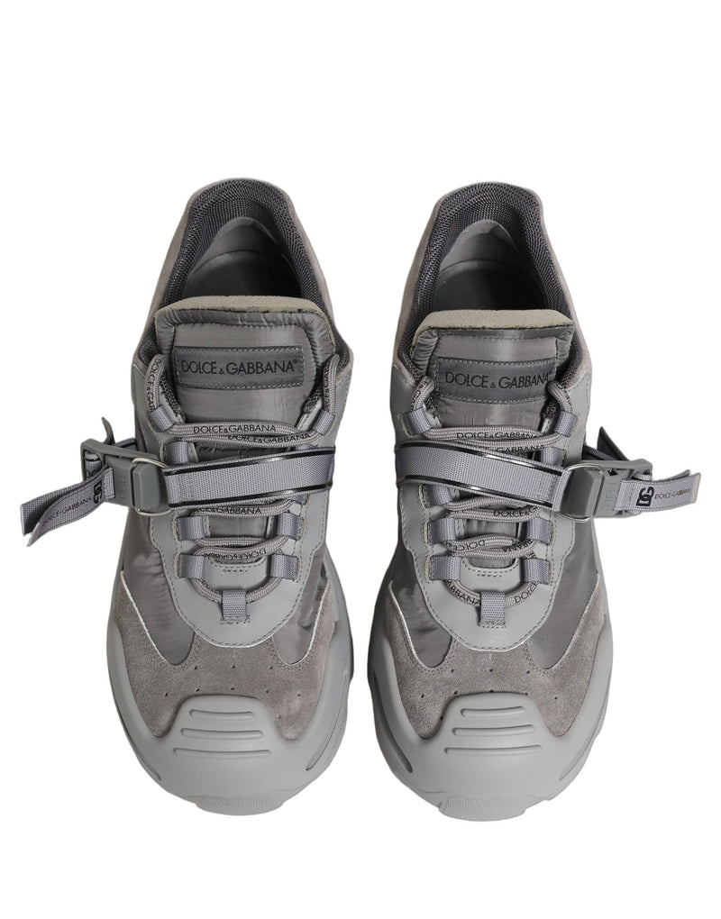 Dolce & Gabbana Sneakers basse da uomo grigie Airmaster con pannelli