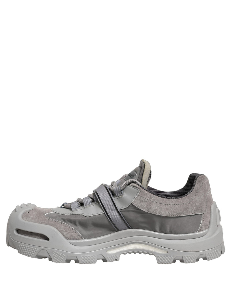 Dolce & Gabbana Sneakers basse da uomo grigie Airmaster con pannelli