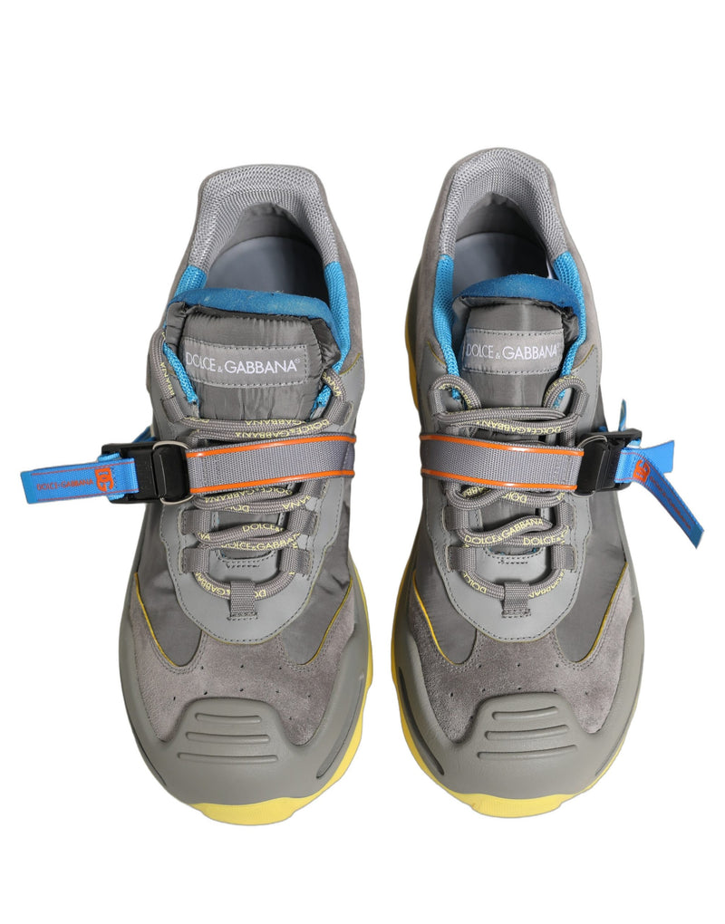 Baskets basses pour homme Airmaster à empiècements gris Dolce & Gabbana