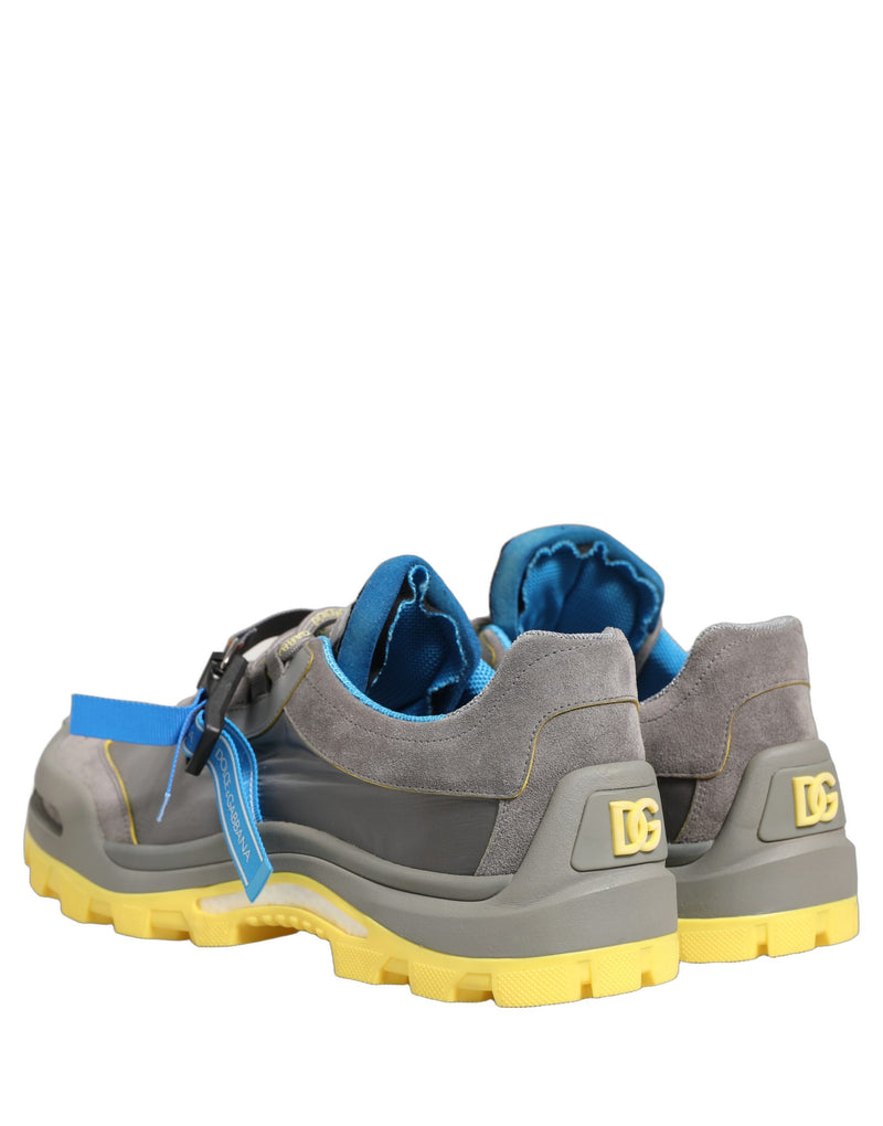 Baskets basses pour homme Airmaster à empiècements gris Dolce & Gabbana