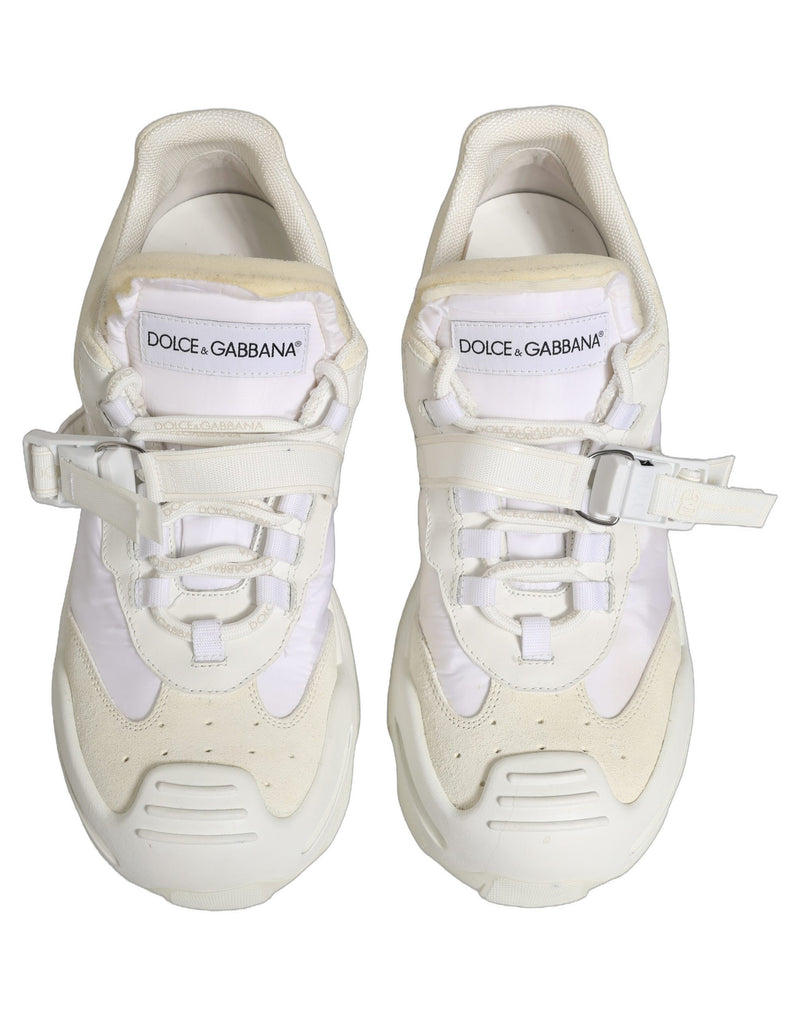 Baskets Airmaster basses à empiècements blanches pour homme Dolce & Gabbana