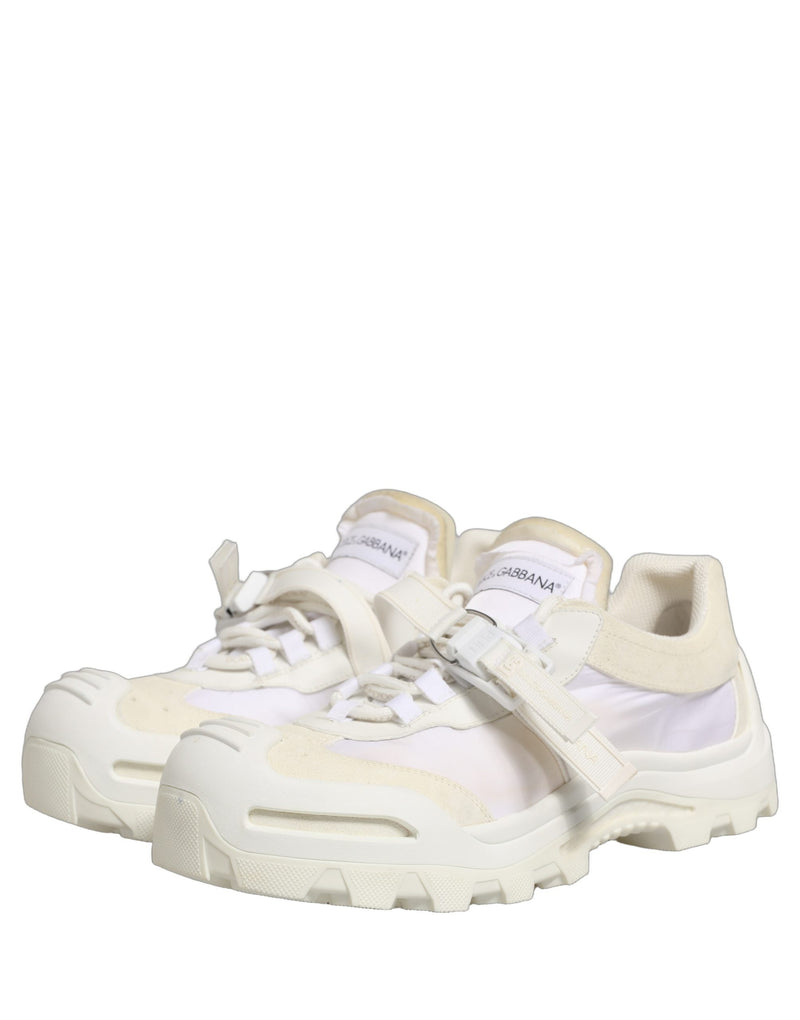 Baskets Airmaster basses à empiècements blanches pour homme Dolce & Gabbana