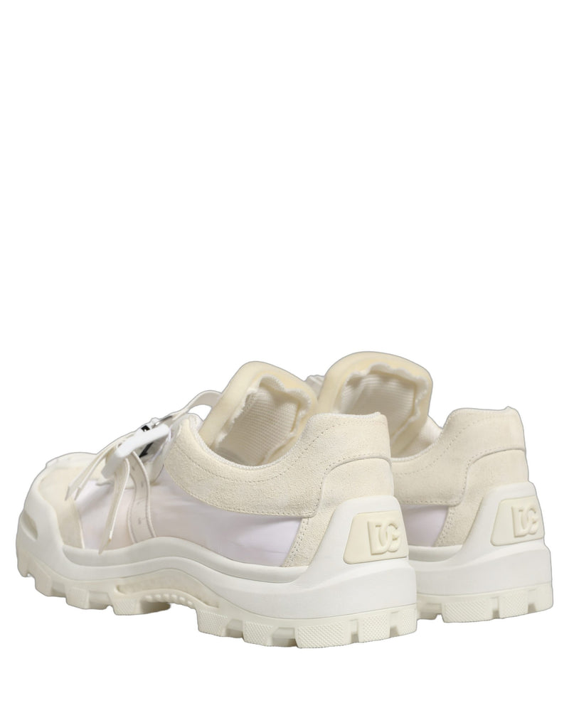 Baskets Airmaster basses à empiècements blanches pour homme Dolce & Gabbana