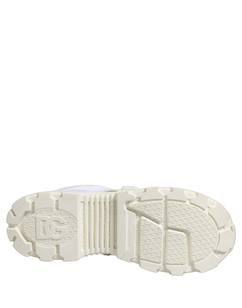 Baskets Airmaster basses à empiècements blanches pour homme Dolce & Gabbana