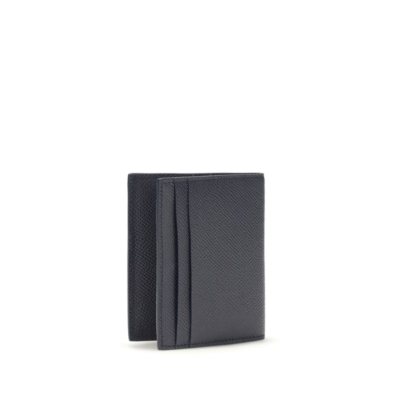 Ferragamo Blue Calf Leather Bos Taurus Wallet