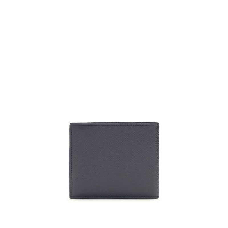 Ferragamo Blue Calf Leather Bos Taurus Wallet