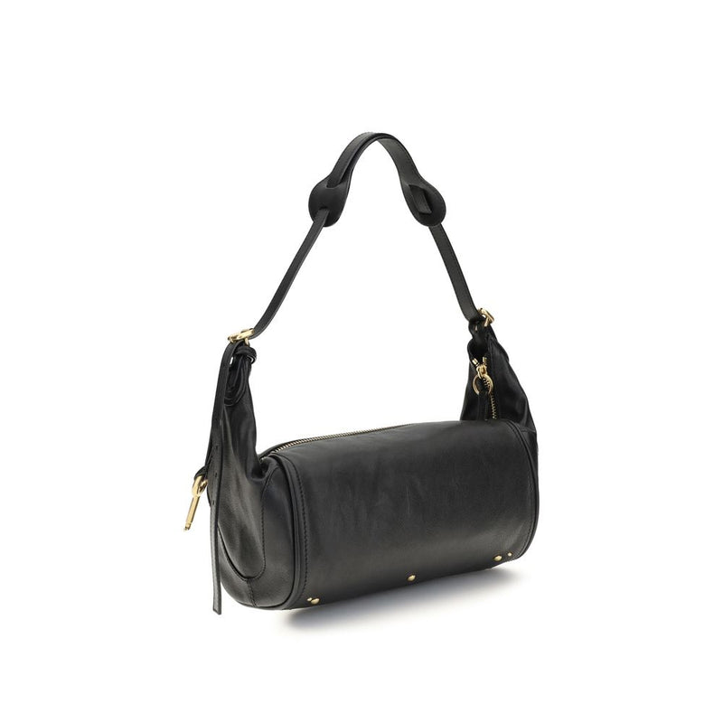 Chloé Black Calf Leather Bos Taurus Shoulder Bag