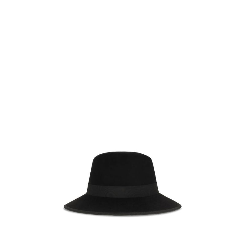 Valentino Garavani Black Cotton Fedora