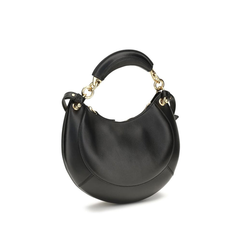 Chloé Black Calf Leather Bos Taurus Shoulder Bag