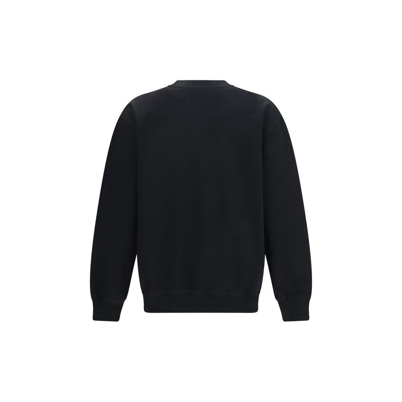 Balmain Black Cotton Sweatshirt
