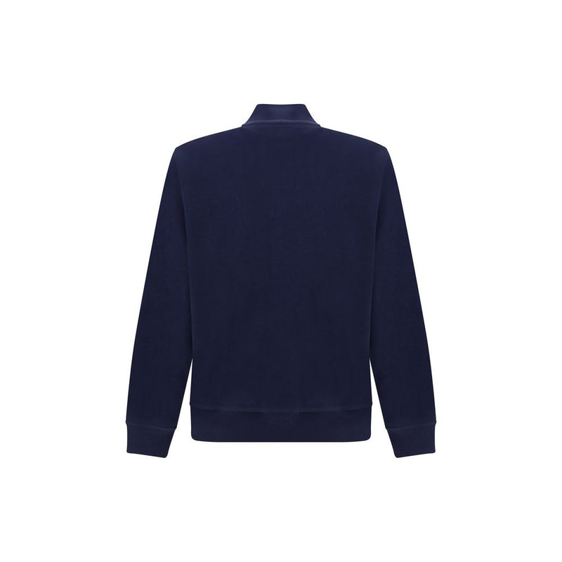 Brunello Cucinelli Blue Cotton Sweatshirt