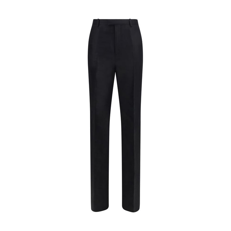 Gucci Black Silk Dress Pants
