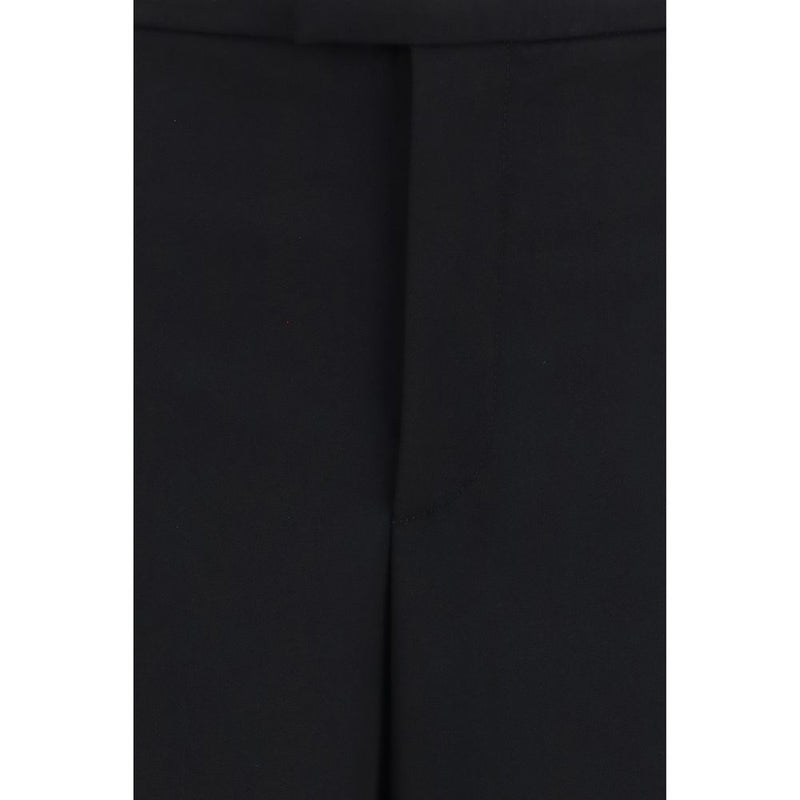 Gucci Black Wool Oves Aries Casual Pants
