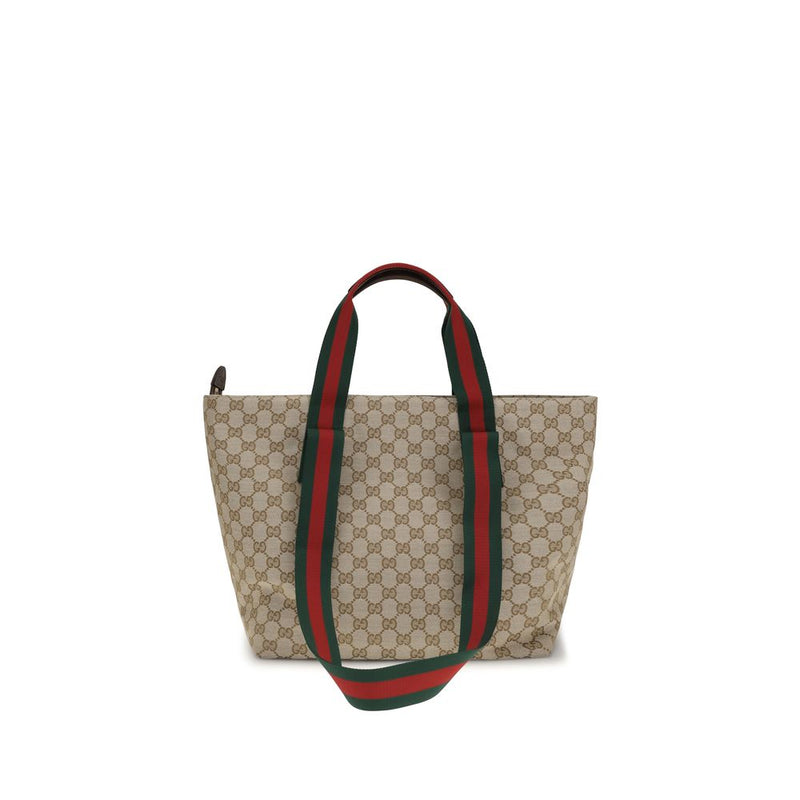 Gucci Beige Polyester Shoulder Bag