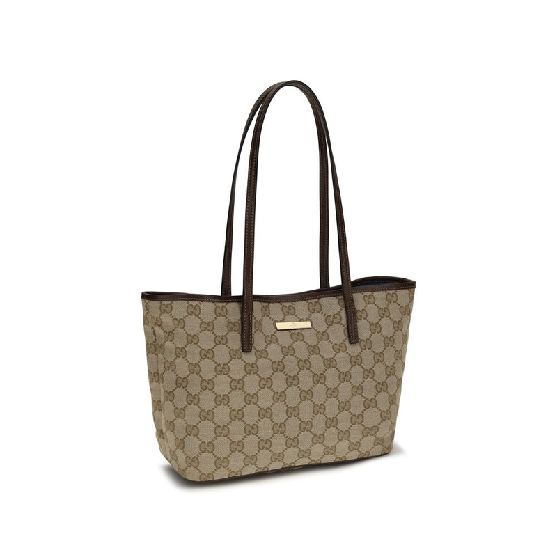 Gucci Beige Polyester Handbag
