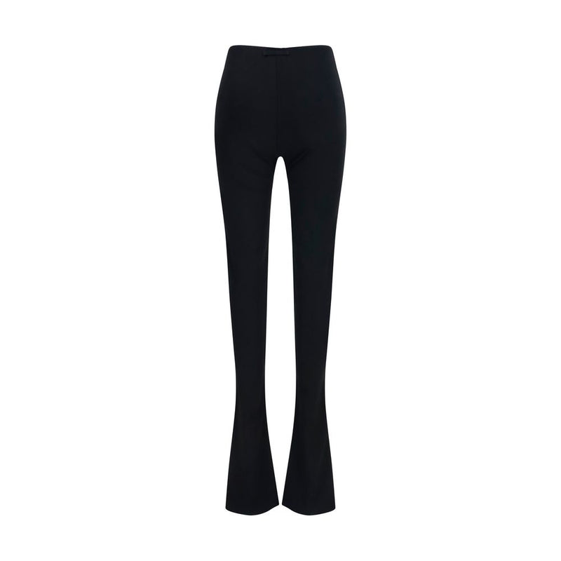 Gucci Black Viscose Flared Pants