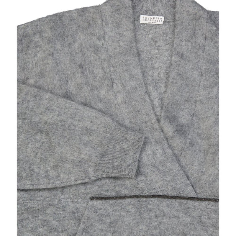 Brunello Cucinelli Gray Wool Sweatshirt