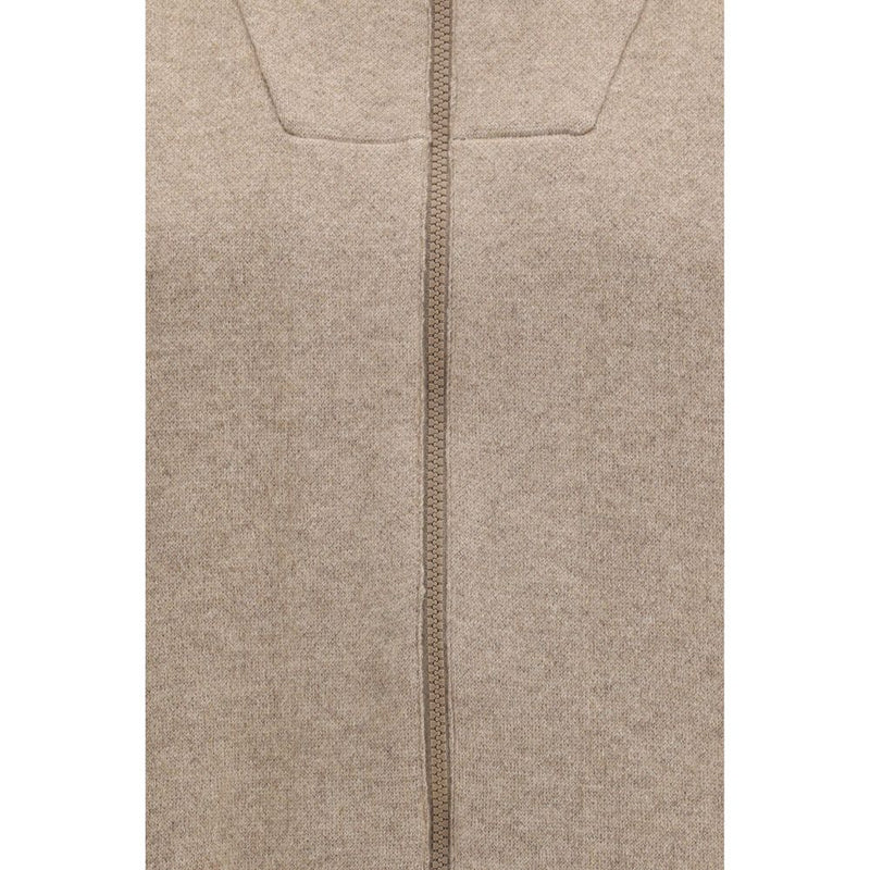 Brunello Cucinelli Beige Cashmere Cardigan