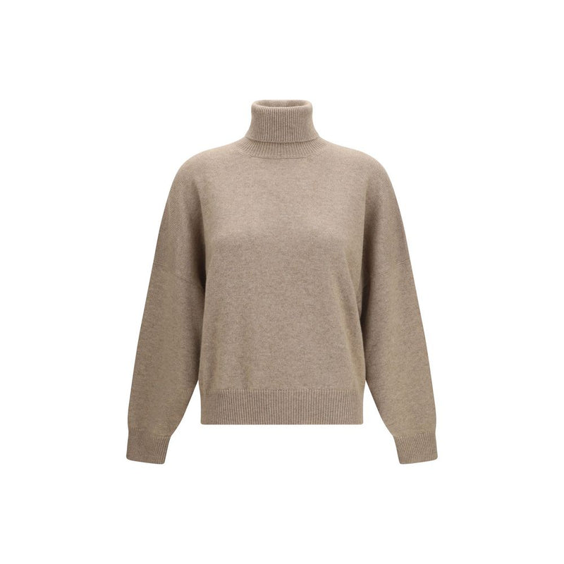 Brunello Cucinelli Brown Cashmere Turtleneck