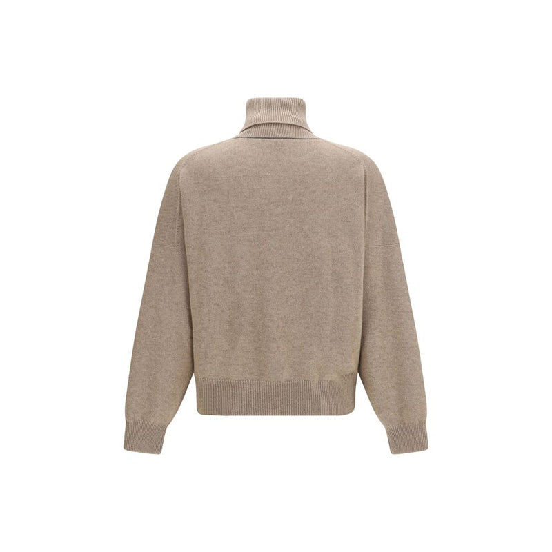 Brunello Cucinelli Brown Cashmere Turtleneck