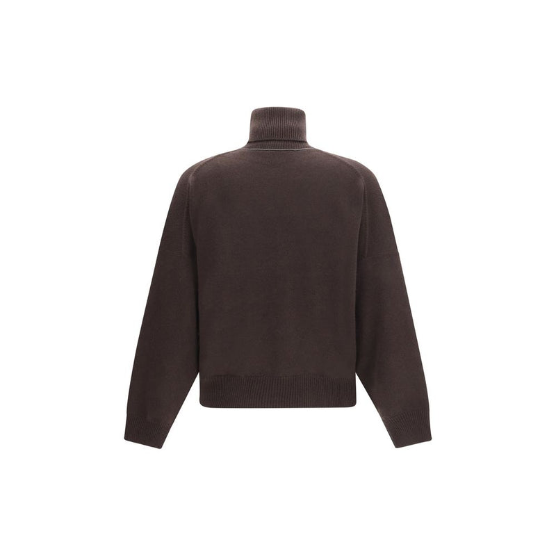 Brunello Cucinelli Brown Cashmere Turtleneck