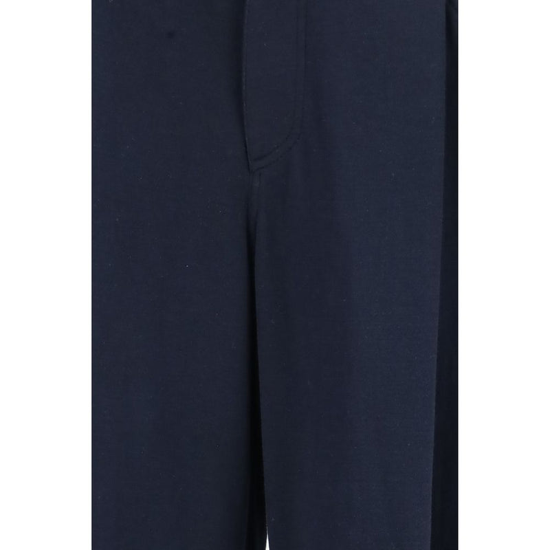 Brunello Cucinelli Blue Cotton Casual Pants